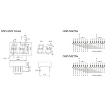 0.56inch 2 Digit 7 Segment Display (GNS-5622Cx-Dx)